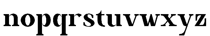 Quincho Font LOWERCASE