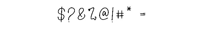 Quincy2 Font OTHER CHARS