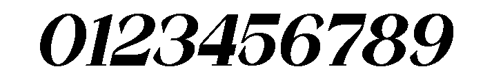 Quinela Bold Italic Font OTHER CHARS