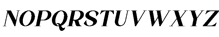 Quinela Bold Italic Font UPPERCASE