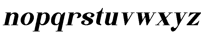 Quinela Bold Italic Font LOWERCASE