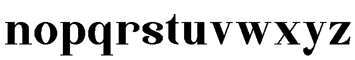 Quinela Bold Font LOWERCASE