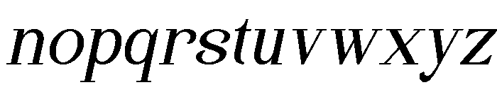 Quinela Light Italic Font LOWERCASE