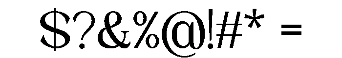 Quinela Light Font OTHER CHARS