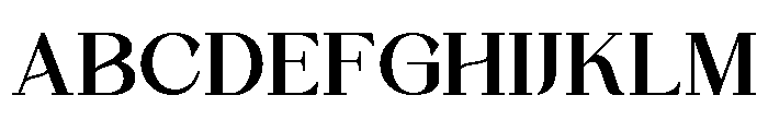 Quinela Medium Font UPPERCASE