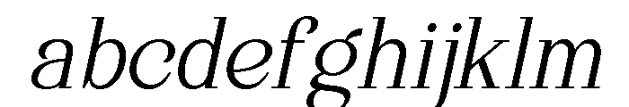 Quinela Thin Italic FONT