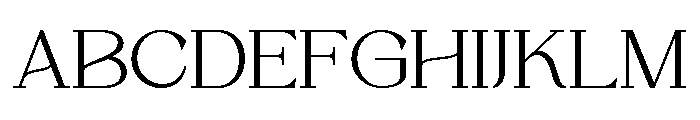 Quinela Thin Font UPPERCASE