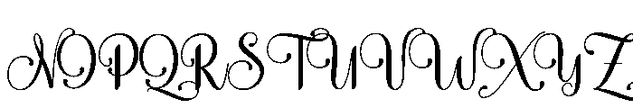 Quinetta-Regular Font UPPERCASE