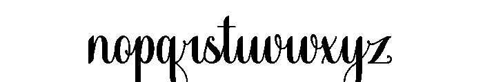 Quinetta-Regular Font LOWERCASE