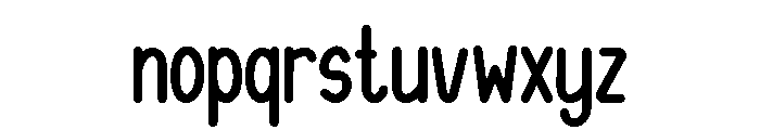 Quinsy Regular Font LOWERCASE