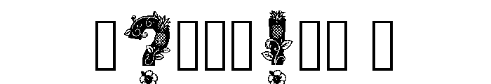 Quirin Regular Font OTHER CHARS