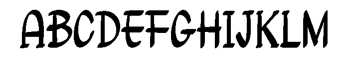 Quirinus Font UPPERCASE