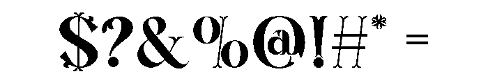 Quirk Astique Font OTHER CHARS