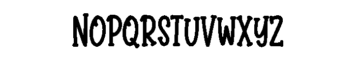 QuirkNest Font UPPERCASE