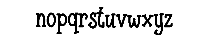 QuirkNest Font LOWERCASE