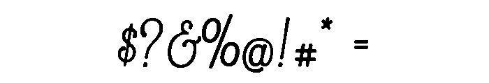 Quirkieman Regular Font OTHER CHARS