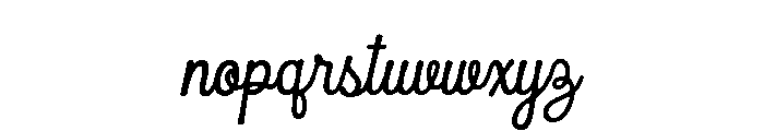 Quirkieman Regular Font LOWERCASE