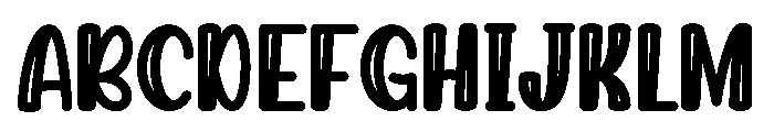 Quirkly Font UPPERCASE