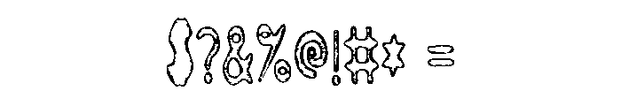 Quirkstroke Regular Font OTHER CHARS