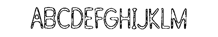 Quirkstroke Regular Font UPPERCASE