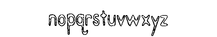 Quirkstroke Regular Font LOWERCASE