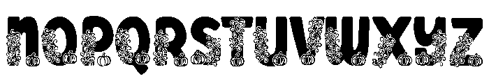 Quirky Autumn Font UPPERCASE
