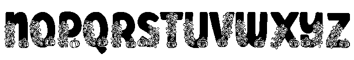 Quirky Autumn Font LOWERCASE