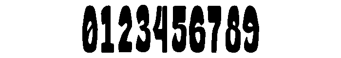 Quirky Condense Font OTHER CHARS