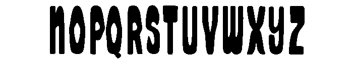 Quirky Condense Font UPPERCASE