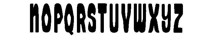 Quirky Condense Font LOWERCASE