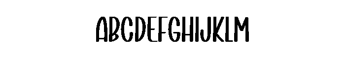 Quirky Girl Font UPPERCASE