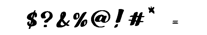 Quirky Lemon Font OTHER CHARS
