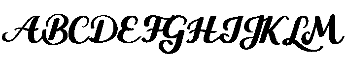 Quirky Lemon Font UPPERCASE