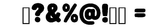 Quirky Letter Regular Font OTHER CHARS