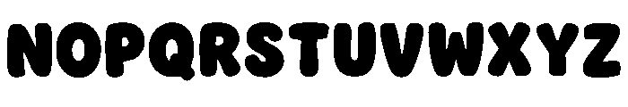 Quirky Letter Regular Font UPPERCASE