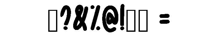 Quirky Lines Regular Font OTHER CHARS