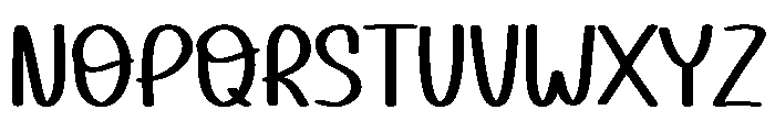 Quirky Memo Font UPPERCASE