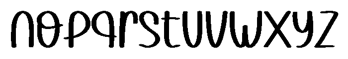 Quirky Memo Font LOWERCASE