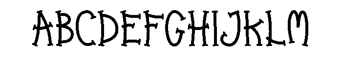 Quirky Pop Font UPPERCASE