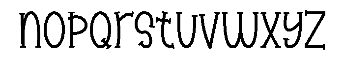 Quirky Pop Font LOWERCASE