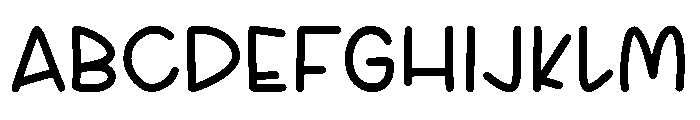 Quirky Rumble Font UPPERCASE