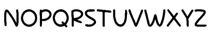 Quirky Rumble Font UPPERCASE