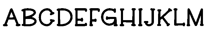Quirky Sprinkle Font UPPERCASE