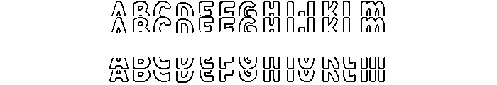 Quirky Stacked Monogram FONT