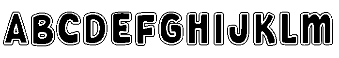 Quirky Varsity Font UPPERCASE