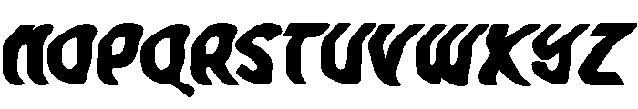 Quirky Wave Font LOWERCASE