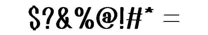 Quirky Write Font OTHER CHARS