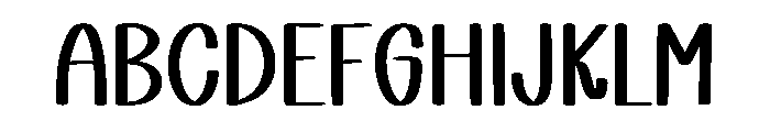 Quirky Write Font UPPERCASE