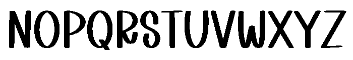 Quirky Write Font UPPERCASE
