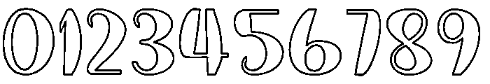 QuirkyRound Font OTHER CHARS